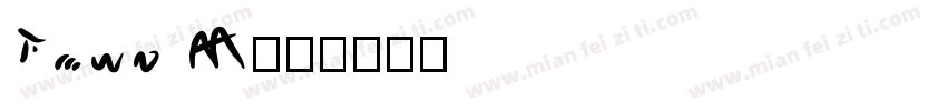 Hand W字体转换